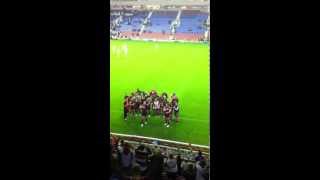 Bradford Bulls Tom Burgess dance at Wigan RL 2012 [upl. by Letsirk]