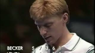 Masters 1988 F Becker vs Lendl 45 [upl. by Clarey]