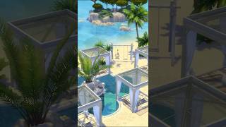 Boho Beach Pool in the Sims 4 shorts sims4build game thesims4 sims4 thesims pool [upl. by Htebazileharas846]