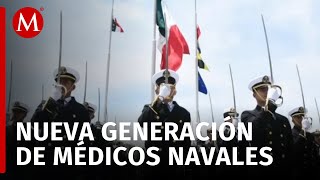 Armada de México cuenta con 114 nuevos médicos y enfermeros navales [upl. by Roscoe]