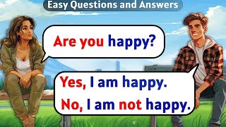 English Speaking Practice For Beginners  Questions and Answers  English Conversation [upl. by Lielos]