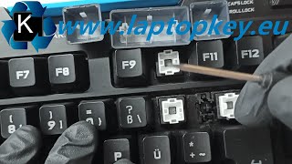 Instalation Guide how to install fix repair key in keyboard Logitech G910 Orion Spectrum Spark [upl. by Yarg]