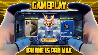 GLOBAL ALUCARD ft iPHONE 15 PRO MAX REVIEW  ₱119000 PHONE WORTH IT OR NOT  Mobile Legends [upl. by Nahgrom]