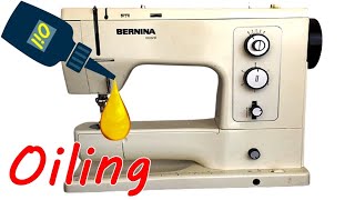 Lubricating Sewing Machine Bernina 830 Record 831  Oiling Sew Machine [upl. by Aelhsa423]