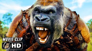 Apes Hunting Human Scene  KINGDOM OF THE PLANET OF THE APES 2024 SciFi Movie CLIP HD [upl. by Ecirtnas]