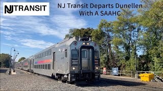 NJ Transit 5518 Departs Dunellen With A SAAHC [upl. by Milman]