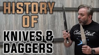 The History of Knives and Daggers [upl. by Aihsot]