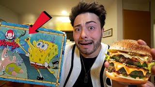 DO NOT ORDER KRABBY PATTY FROM SPONGEBOB SQUAREPANTS AT WENDY’S AT 3 AM DISGUSTING [upl. by Stelu907]