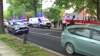 American University locked down before man arrested on campus  NBC4 Washington [upl. by Buine]