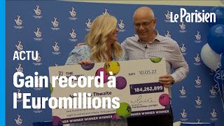 « Extraordinaire et irréel »  un couple remporte près de 217 millions d’euros à lEuromillions [upl. by Sedecrem]