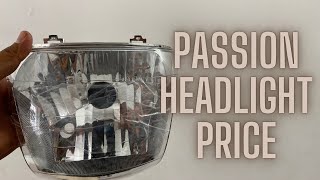 Hero Passion Passion Plus Passion Pro Headlight Unboxing With Price passionparts passion [upl. by Aryad]