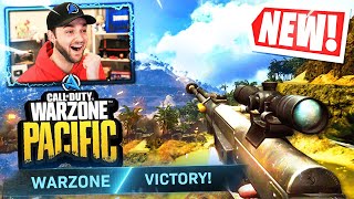 NEW Warzone Pacific Map SEASON 1 New Warzone Map Gameplay [upl. by Eahsel]