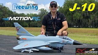 NEW Freewing Chengdu J10A at MotionRC Features Review at the RCINFORMER Field [upl. by September]