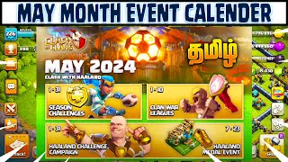 Clash of Clans  May Month Event Calendar Explained Tamil [upl. by Fusco32]