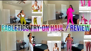 Fabletics Tryon Haul Review Not Sponsored [upl. by Keifer175]