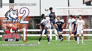 Keene State Mens Soccer Highlights vs Western Connecticut 9212024 [upl. by Paolo390]