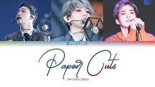 EXO CBX  Paper Cuts JPNROMINDO Color Coded Lyrics가사 [upl. by Jona]