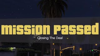 Grand Theft Auto V 84 CLOSING THE DEAL FPFA PS5 [upl. by Joan]