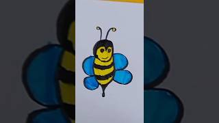 Simple Honey bee Drawing [upl. by Igig410]