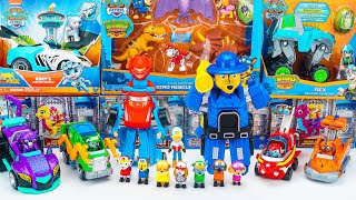 Paw Patrol toys collection unboxing  Transforming Robot PAW Patrol  Rescue Dogs  Cat Pack  ASMR [upl. by Adaurd340]