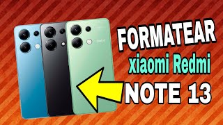 Formatear xiaomi Redmi note 13  Quitar patrón o contraseña xiaomi Redmi note 13 [upl. by Analli957]