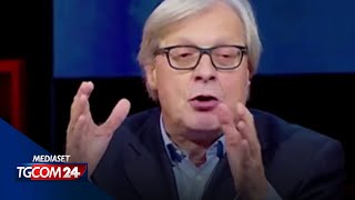 Sgarbi Vs Giordano “Dici solo bugie sei una mera una testa di caoquotquot [upl. by Aver]