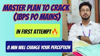 MASTER PLAN TO CLEAR IBPS PO MAINS✅This Is How I Cleared🎯ibps ibpspo sbi sbipo [upl. by Assirolc]