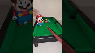 Mario Playing Billiard 🌈🌈 mariobros shortsviral Trending [upl. by Mat215]