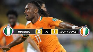 Ivory Coast 🇨🇮 × Nigeria 🇳🇬  1 × 2  HIGHLIGHTS  ALL GOALS  Quarte Final  cup africain 2013 [upl. by Ahtaela]