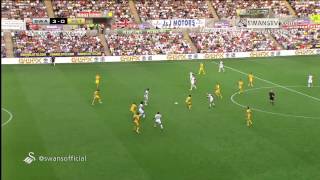 Swansea City Video Swans v Petrolul Ploiesti Highlights [upl. by Daegal]