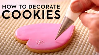 How To Decorate Cookies for Beginners  Good Housekeeping [upl. by Mckay]