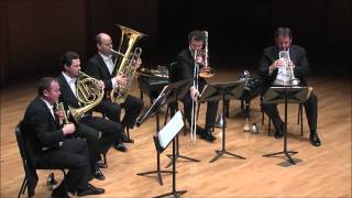 Wien Berlin Brass Quintett  Werner Pirchner â€ Lâ€™homme au Marteua dans la Poche â€œ 4th movement [upl. by Lorie]