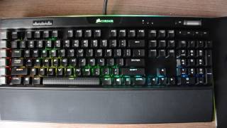 Corsair K95 Platinum audio visualize [upl. by Kevan583]