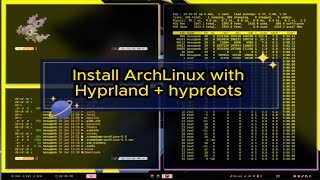 Install Arch linux with hyprland hyprdots step by step in 12 minutes [upl. by Sillyrama]