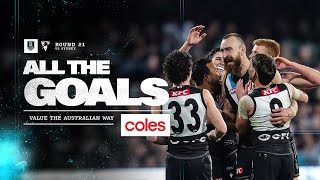 Coles Goals R21 Raining goals at the Adelaide Oval [upl. by Arat]