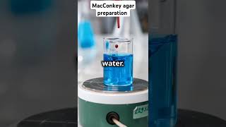 MacConkey agar preparation composition of agar  lab practical microbiologyshortsviralvideomlt [upl. by Hulda71]