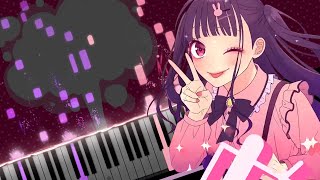 Kawaikute Gomen「可愛くてごめん」 HoneyWorks ft Chuutan Hayami Saori Piano Synthesia [upl. by Larochelle]