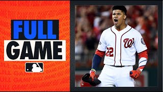 2019 NL Wild Card Game  Brewers vs Nationals Juan Soto leads huge comeback win for Nats [upl. by Sarita665]