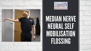 Median Nerve neural self mobilisation flossing Technique video [upl. by Namijneb]