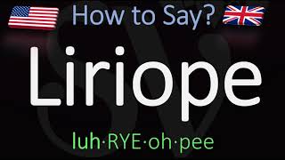 How to Pronounce Liriope CORRECTLY Meaning amp Pronunciation [upl. by Egide]