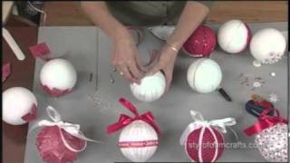 How to Make Five Ornaments in Five Minutes [upl. by Eldreda]