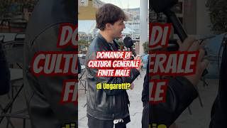 CULTURA generale finita MALE  Samu Mara comedy intervista ridere comico ironia umorismo meme [upl. by Eive969]