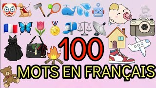 les mots en français apprendre 100 mots en français facilement le vocabulaire en français [upl. by Nylsaj]