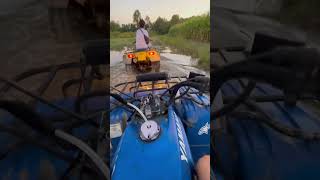 Riding the Yamaha bear tracker 250 in some water [upl. by Luiza]