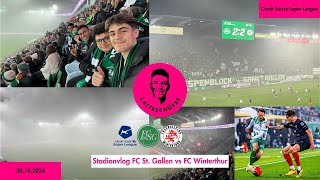 Am FCSG wird id Nebelsuppe gspuckt🤷🏾‍♂️  StadionVlog FCSG 🆚 FC Winti mit de Community😍🔥 [upl. by Paul]