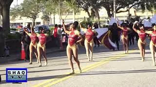 BethuneCookman FULL 2024 Homecoming Parade With Left View of ALL High School Marching Bands [upl. by Anivlis]