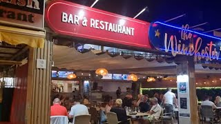 Tenerife Costa Adeje Fanabe Evening Walk Bars and Restaurants Whats Open [upl. by Anetsirhc]