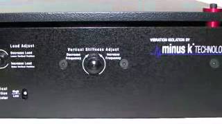 Minus K BM10 Small Low Height Vibration IsolatorIsolation [upl. by Nivel]