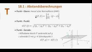 181 T Abstandsberechnungen [upl. by Holmen]