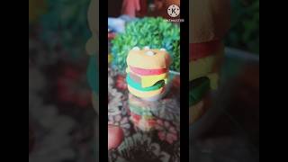 How to make Petty burger 🍔 with clay art ytshorts youtubeshorts viralshorts shortyz [upl. by Peter]